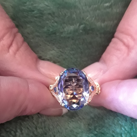 unknown Jewelry - 🎅New 🤶 Simulated Blue Composite Ring 🎅🤶